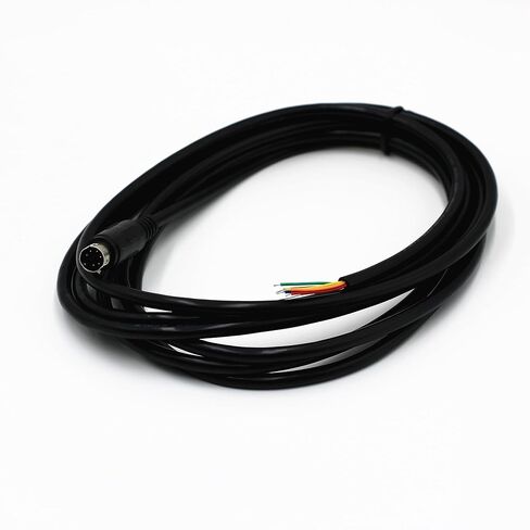 Mini-6P Cable, PS/2 Male MD6 to Bare Wire End DIY , 6-Core Full Connection Shielded Connector Adapter Cable for PS/2 Keyboard Mouse, PLC, Barcode Scanner, Industrial Automation Equipment (3.28ft/1m) in Saudi Arabia