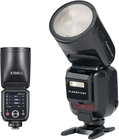 Flashpoint X100 TTL R2 على الكاميرا فلاش رأس مستدير Li-on لسوني مع مجموعة ملحقات in Kuwait