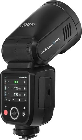 Flashpoint X100 TTL R2 على الكاميرا فلاش رأس مستدير Li-on لسوني مع مجموعة ملحقات in Kuwait