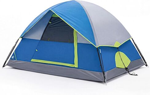 OLIXIS Camping Tent 2/4/6/8 Person, Waterproof Windproof Dome Tent with Rainfly and Multi-Directional Ventilation, Quick Instant Tents Setup for Family Outdoor, Backpacking, Hiking in Saudi Arabia