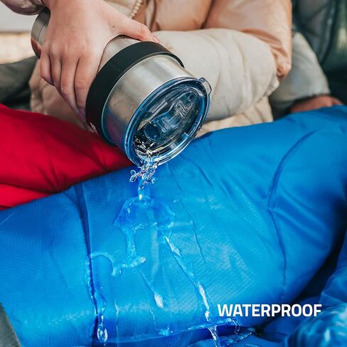 MalloMe Sleeping Bags for Adults Cold Weather & Warm - Backpacking Camping Sleeping Bag for Kids 10-12, Girls, Boys - Lightweight Compact Camping Essentials Gear Accessories Hiking Sleep Must Haves in Saudi Arabia