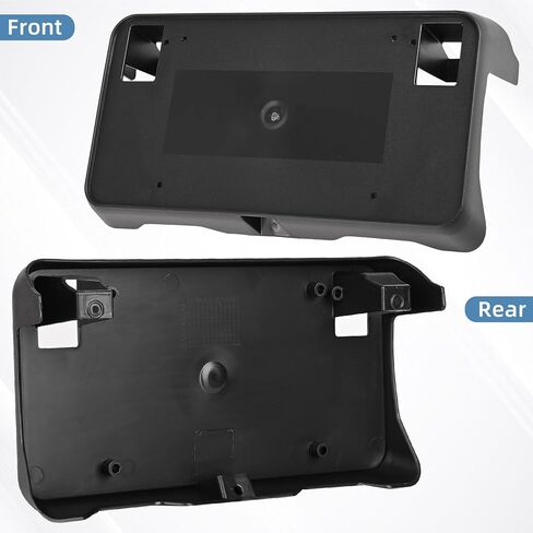 Front Bumper License Plate Frame Bracket Holder Compatible for Chevrolet Silverado 1500 2019 2020 2021 2022 84428905 GM1068200 in Saudi Arabia