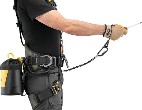 ملحق توصيل سريع من PETZL INTERFAST لحقيبة الأدوات وحقيبة الأدوات - أسود in Kuwait