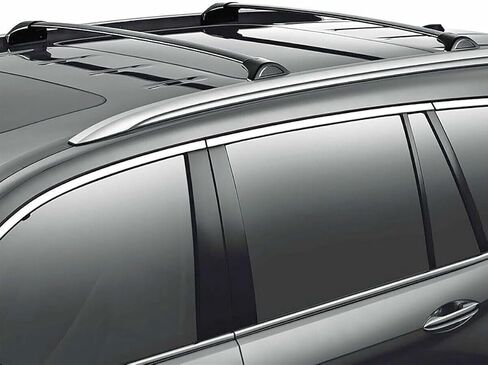 الأسهم الأمريكية 4 قطعة سقف القضبان العارضة يناسب 2014 2015 2016 2017 2018 2019 2020 2021 Acura MDX سقف الجانب السكك الحديدية رف عبر القضبان العارضة البضائع in Kuwait