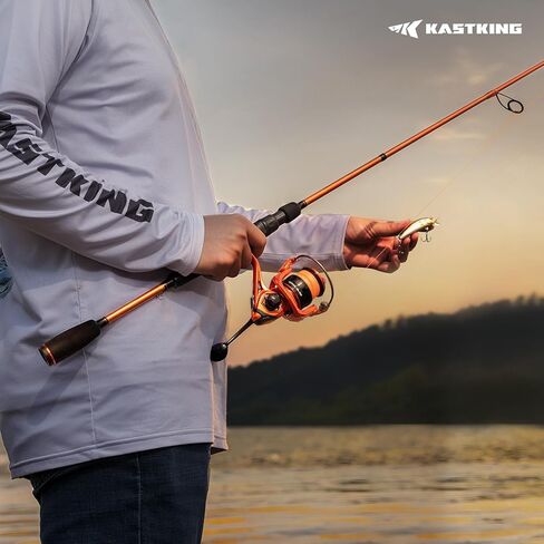 KastKing Lethal Blaze Spinning Fishing Reel, 17.6LBs Max Drag, 5.2:1 Gear Ratio, Ultra-Smooth Freshwater & Inshore Spinning Reel, CNC Aluminum Spool, Ideal for Bass & Trout Fishing in Saudi Arabia