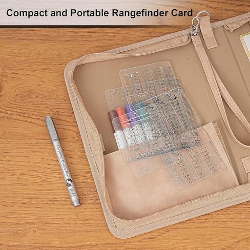 بطاقة Range Finder - أداة قياس المسافة التناظرية Hunt-R، قاعدة منزلقة مرنة بطول 900 متر للصيد والغزلان والأيائل والشاحنات والأشياء، بطاقة نطاق خارجية، مدمجة ومقاومة للماء in Kuwait