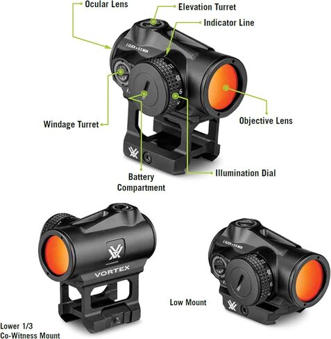 Vortex Triumph Red Dot Sight - 2 MOA in Kuwait