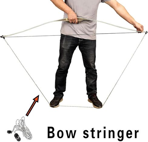 AF Archery Longbow Set, 62" Right Hand Premium Hunting Bow Kit for Archery Enthusiasts, Ergonomic Design All-in-One Longbow in Saudi Arabia