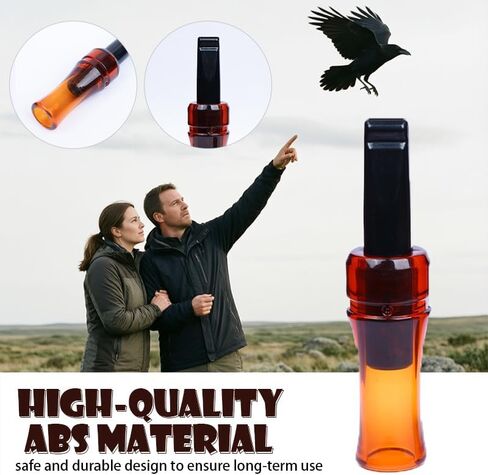 Crow Call Whistle, Crow Caller to Attract Crows, Portable Sound Crow Caller, Decoying Imitation Crow Caller Whistles for Hunting, Hunting Ideal Gift for Outdoor, Professional, Beginners in Kuwait
