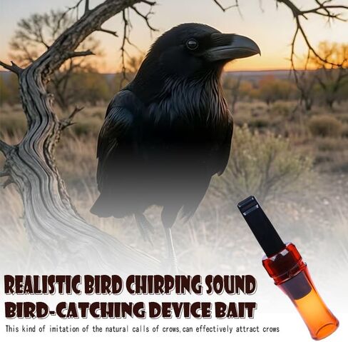 Crow Call Whistle, Crow Caller to Attract Crows, Portable Sound Crow Caller, Decoying Imitation Crow Caller Whistles for Hunting, Hunting Ideal Gift for Outdoor, Professional, Beginners in Kuwait