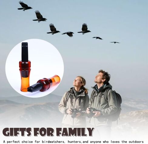 Crow Call Whistle, Crow Caller to Attract Crows, Portable Sound Crow Caller, Decoying Imitation Crow Caller Whistles for Hunting, Hunting Ideal Gift for Outdoor, Professional, Beginners in Kuwait