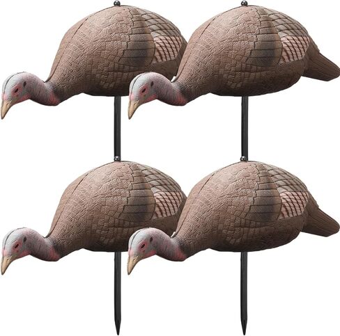 Thenshop Collapsible Turkey Decoy for Hunting - Durable Realistic Lifelike Lightweight Standing Hunting Decoy with Stake for Field Forest Wood Ground Outdoor in Saudi Arabia