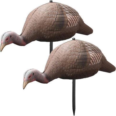 Thenshop Collapsible Turkey Decoy for Hunting - Durable Realistic Lifelike Lightweight Standing Hunting Decoy with Stake for Field Forest Wood Ground Outdoor in Saudi Arabia