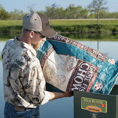 وحدة تغذية أسماك اتجاهية من Texas Hunter بأرجل مستقيمة - سعة تغذية الأسماك 175 رطل - موديل DF300DL in Kuwait