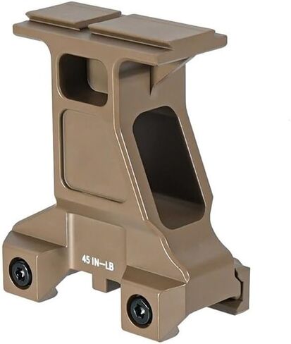 P1 Red Dot Optic Sight ارتفاع قاعدة تثبيت الناهض، متوافقة مع ACRO P1 P2 Footprint Red Dot Compact Reflex Scope، 2.91 بوصة ارتفاع خط الوسط البصري، يناسب سكة Picatinny مقاس 20 مم، أسمر ضارب للصفرة in Kuwait