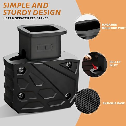 Magazine Speed Loader for Glock 9mm/.40 S&W - Fits Glock 17/18/19/22/23/24/26/27/34/35/45/47 - Fast Loading/Pain-Free & Portable in Saudi Arabia