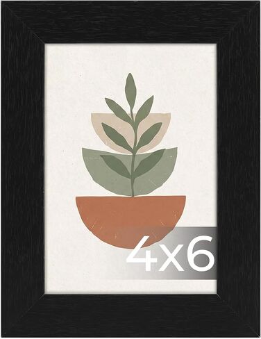 إطار صورة Giftgarden مقاس 8 × 10 أسود، إطارات صور عريضة مقاس 8 × 10 مع خشب هندسي لعرض الحائط والطاولة، عبوة واحدة in Kuwait