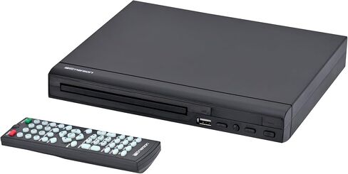 إيمرسون ED-8001 مشغل دي في دي، مشغل وسائط لأقراص DVD، CD، MP3 | تشغيل وتسجيل عبر USB، شاشة أمامية وجهاز تحكم عن بعد - مركز ترفيه مدمج لأي غرفة in Kuwait