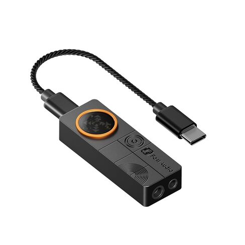 Fosi Audio DS3 USB-C DAC Amp Dongle، مضخم سماعة رأس محمول مع صوت مكاني للألعاب 7.1، ES9039Q2M XMOS مدعوم، DSD512، 3.5 مم فردي 4.4 مم متوازن، مضخم HiFi للكمبيوتر/الهاتف/ PS5/ Switch in Kuwait
