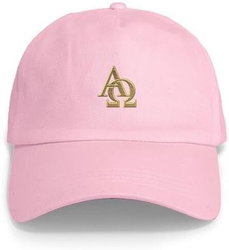 CafePress 3 D Golden Alpha and Omega Symbol Cap Adjustable Baseball Cap in Saudi Arabia