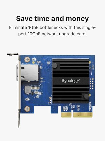 محول Synology E10G30-T1 بمنفذ واحد بسرعة 10 جيجابت in Kuwait