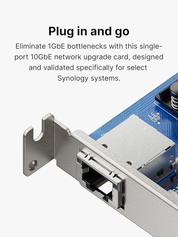محول Synology E10G30-T1 بمنفذ واحد بسرعة 10 جيجابت in Kuwait