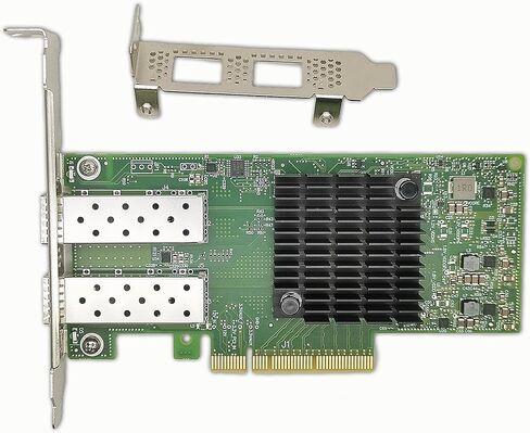 محول شبكة 10 جيجابت MCX4121A-XCAT مع مجموعة شرائح Mellanox CX4 Lx EN وبطاقة إيثرنت 10 جيجابت NIC مزدوجة SFP28 منفذ PCIe3.0 x8، يدعم Windows/Linux/VMare in Kuwait