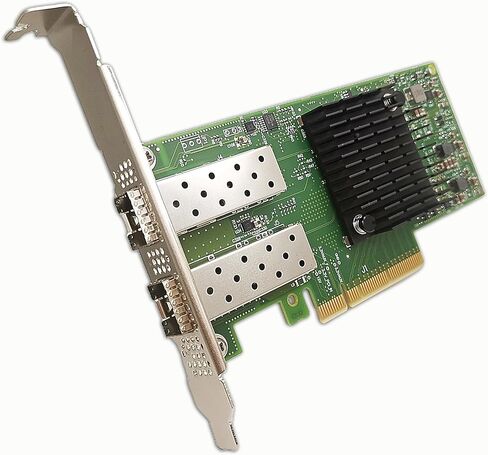 محول شبكة 10 جيجابت MCX4121A-XCAT مع مجموعة شرائح Mellanox CX4 Lx EN وبطاقة إيثرنت 10 جيجابت NIC مزدوجة SFP28 منفذ PCIe3.0 x8، يدعم Windows/Linux/VMare in Kuwait