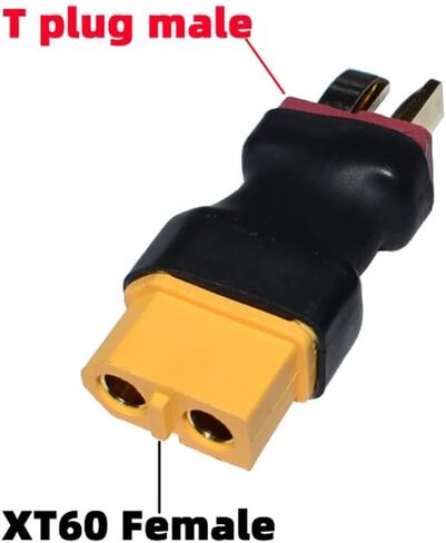 8 قطع محول بطارية T-Plug ذكر إلى XT60 أنثى RC لـ ESC، الشاحن وتحويل LiPo - مقاس صغير in Kuwait