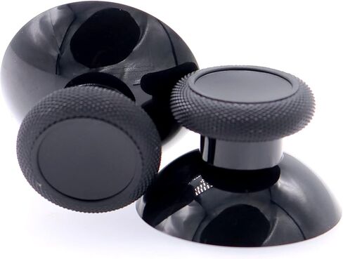 Deal4GO 2-Pack Thumbsticks Black Thumbsticks مقعرة استبدال المطاط التناظري لسلسلة Xbox S | Xbox Series X Controller Thumb Grips in Kuwait