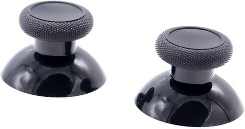 Deal4GO 2-Pack Thumbsticks Black Thumbsticks مقعرة استبدال المطاط التناظري لسلسلة Xbox S | Xbox Series X Controller Thumb Grips in Kuwait