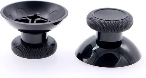 Deal4GO 2-Pack Thumbsticks Black Thumbsticks مقعرة استبدال المطاط التناظري لسلسلة Xbox S | Xbox Series X Controller Thumb Grips in Kuwait