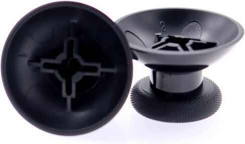 Deal4GO 2-Pack Thumbsticks Black Thumbsticks مقعرة استبدال المطاط التناظري لسلسلة Xbox S | Xbox Series X Controller Thumb Grips in Kuwait