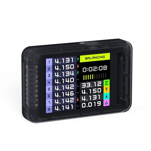 ISDT BL8 LiPo Battery Checker 2S-8S Smart Active Balancer XH2.54 خلية الجهد RC جهاز اختبار البطارية مع شاشة ملونة عالية الدقة التطبيق التحكم عن بعد in Kuwait