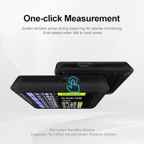 ISDT BL8 LiPo Battery Checker 2S-8S Smart Active Balancer XH2.54 خلية الجهد RC جهاز اختبار البطارية مع شاشة ملونة عالية الدقة التطبيق التحكم عن بعد in Kuwait