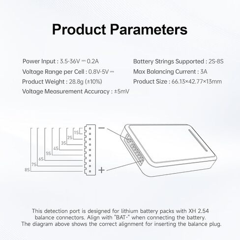 ISDT BL8 LiPo Battery Checker 2S-8S Smart Active Balancer XH2.54 خلية الجهد RC جهاز اختبار البطارية مع شاشة ملونة عالية الدقة التطبيق التحكم عن بعد in Kuwait