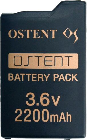 OSTENT نسخة مطورة حقيقية 2200 مللي أمبير 3.6 فولت بطارية ليثيوم أيون ليثيوم أيون بوليمر قابلة لإعادة الشحن لألعاب الفيديو Sony PSP 1000 PSP-280 in Kuwait
