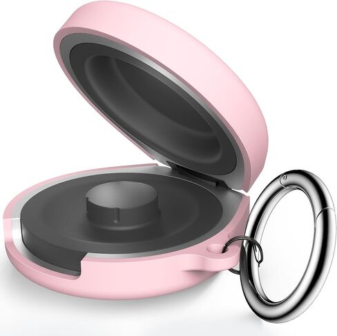 حافظة YWXTW من السيليكون لحقيبة شحن Oura Ring 4، غطاء واقي رفيع للغاية مع سلسلة مفاتيح، جلد مقاوم للصدمات والغبار، سهل الحمل (وردي) in Kuwait