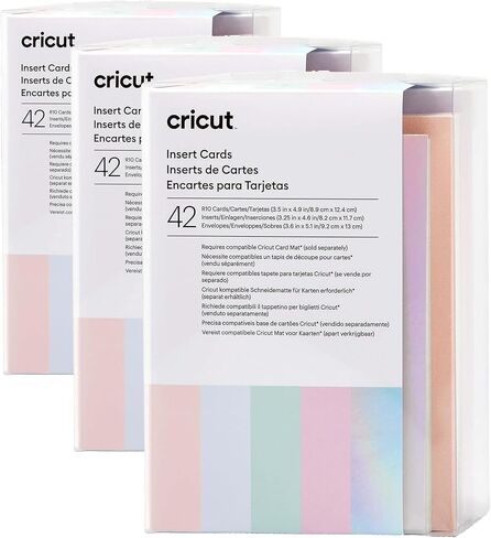بطاقات إدراج Cricut R10، إنشاء بطاقات عيد ميلاد مليئة بالعمق، بطاقات شكر، بطاقات تهنئة مخصصة في المنزل، متوافقة مع آلات Cricut Joy/Maker/Explorer، Princess Sampler (42 قيراط) in Kuwait