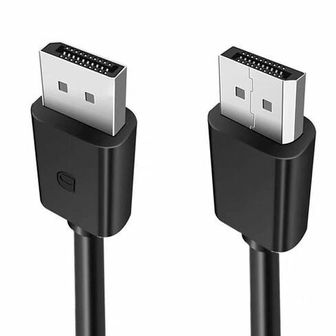 كابل ZZA DisplayPort 2.1، كابل 1.5 متر DP إلى DP لشاشة الألعاب، الرسومات، الكمبيوتر الشخصي أسود in Kuwait