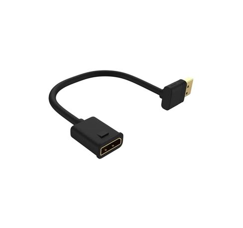 كابل تمديد SSUPD DisplayPort 1.4 مقاس 30 سم، موسع DP بزاوية أعلى ذكر إلى أنثى، 8K@60 هرتز / 4K@160 هرتز، HBR3 32.4 جيجابت في الثانية، مسح GPU منخفض المستوى لبنية SFF وITX in Kuwait