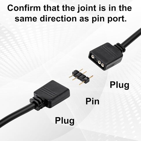 2 حزمة كابل مقسم ARGB، كابل تمديد Argb 1 إلى 2 أنثى إلى أنثى 5 فولت 3 دبوس مقسم RGB قابل للعنونة لتمديد مراوح Argbs للكمبيوتر أو شرائط LED in Kuwait