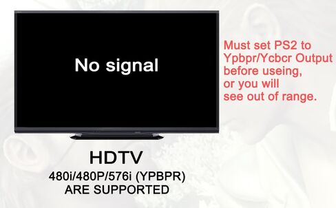 كابل فيديو مكون Ypbpr ممتاز لجهاز PS2/3 مع مخرج إشارة Ypbpr HD حقيقي in Kuwait