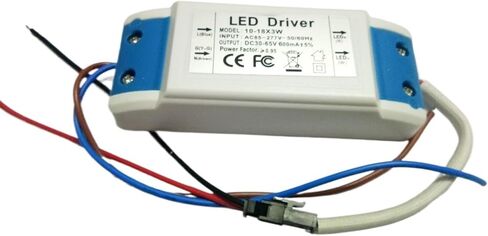 5 قطعة (10-18) × 3 وات مدخل إمداد الطاقة Led 85-265 فولت مخرج 30-65 فولت 600MA محرك LED عالي الطاقة للضوء LED in Kuwait