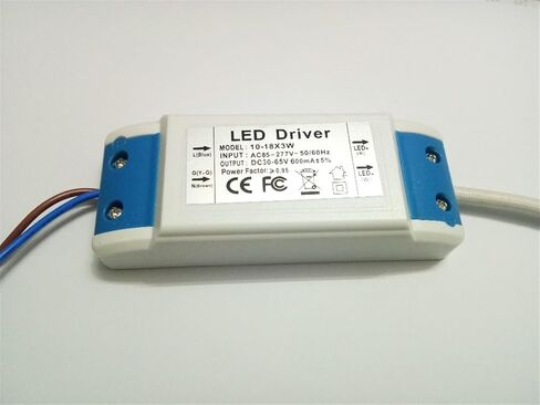 5 قطعة (10-18) × 3 وات مدخل إمداد الطاقة Led 85-265 فولت مخرج 30-65 فولت 600MA محرك LED عالي الطاقة للضوء LED in Kuwait