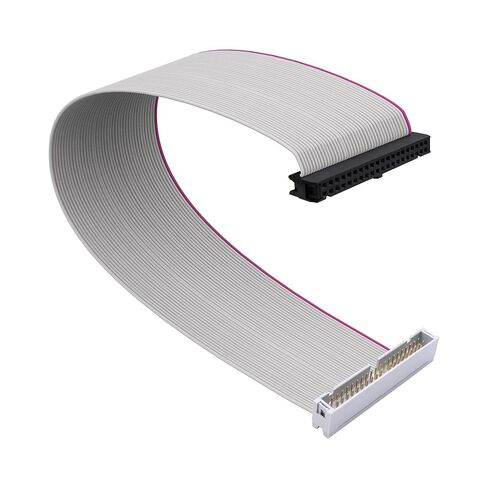 IDE 40 دبوس ذكر إلى أنثى تمديد مهائي كابلات سلك الشريط المسطح لكابل توسيع موصل PATA HDD 3.5 بوصة-30 سم/11.8 بوصة in Kuwait