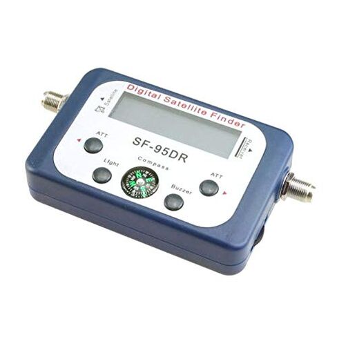 مكتشف الأقمار الصناعية الرقمية SF-95DR متر Satlink مستقبلات التلفزيون جهاز استقبال الإشارات Sat فك DVB-T2 Satfinder البوصلة LCD FTA طبق in Kuwait