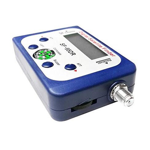 مكتشف الأقمار الصناعية الرقمية SF-95DR متر Satlink مستقبلات التلفزيون جهاز استقبال الإشارات Sat فك DVB-T2 Satfinder البوصلة LCD FTA طبق in Kuwait
