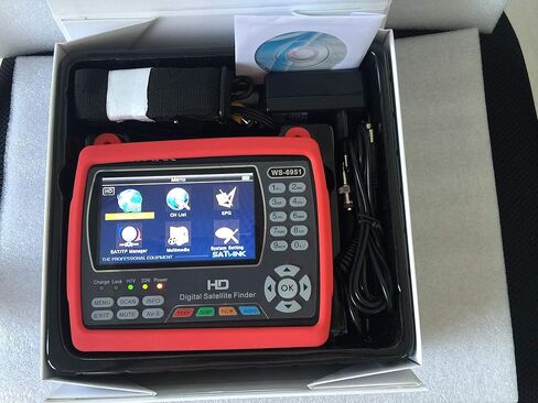 جهاز قياس الأقمار الصناعية LCD رقمي 4.3 بوصة جهاز قياس الأقمار الصناعية WS-6951 DVB-S/S2 متوافق مع جهاز استقبال عداد الإشارة الأرضية 950 ~ 2150 ميجا هرتز -65 ~ -25dBm 22 كيلو هرتز QPSK، 8PSK ترميز صوت الفيديو USB in Kuwait