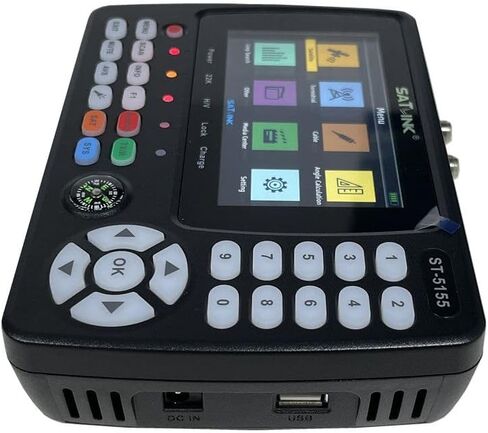 ST-5155 جهاز قياس إشارة الكابلات الفضائية والأرضية DVB-S/S2/T/T2/C كومبو متر يدعم HD 1080P MPEG-2/4 H.264/H.265 (10 بت)، QPSK، 8PSK، 16APSK، 32APSK in Kuwait